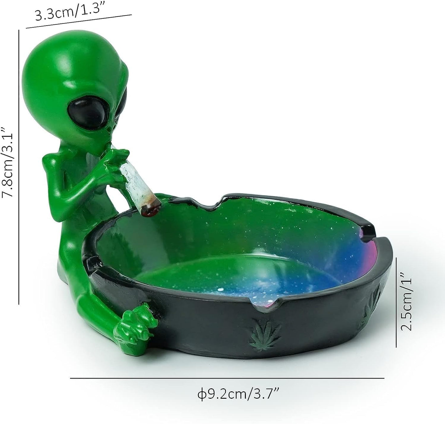 Cenicero de 10cm, forma de Alien!!!